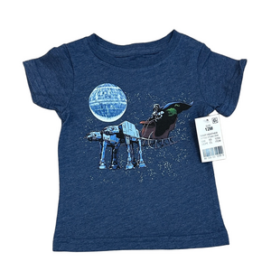 NWT Star Wars Christmas T-Shirt Size 12 Months